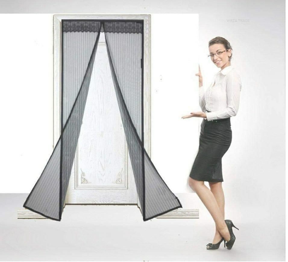 Magnetic Anti-Mosquito Door Curtain – Hands-Free Mesh Screen Net