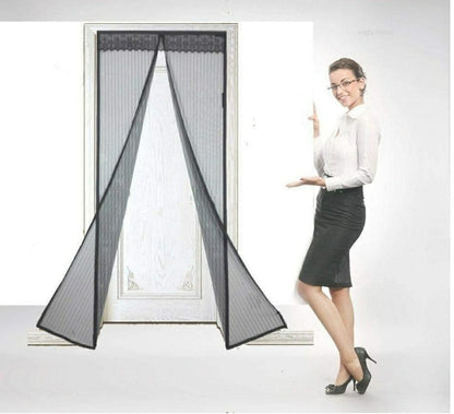 Magnetic Anti-Mosquito Door Curtain – Hands-Free Mesh Screen Net