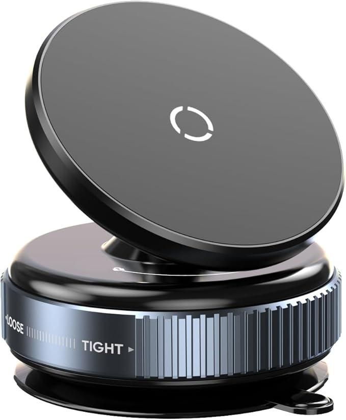 Magnetic Suction Phone Holder – 360° Rotating Universal Phone Stand