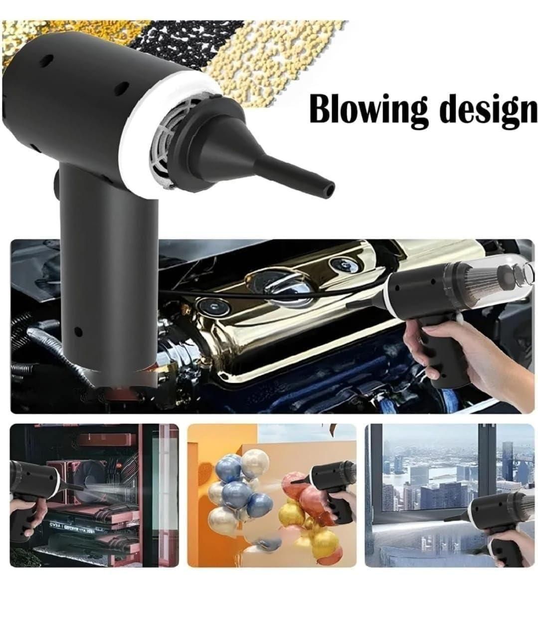 Portable Wireless Vacuum Suction Cleaner – Mini Air Duster