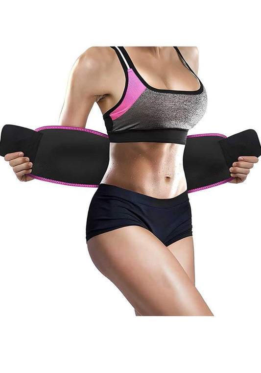 Adjustable Waist Trimmer Belt – Sweat & Support Belt for Workout and Daily Wear