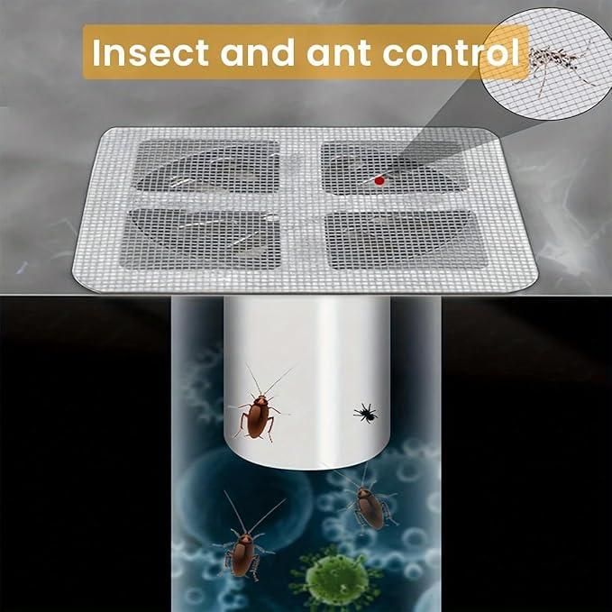Self-Adhesive Floor Drain Stickers – Anti Odor & Insect Cover (Pack of 20)